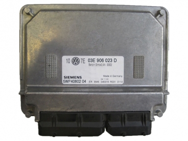 VW Motorsteuergerät Siemens 03E906023D 5WP4080204