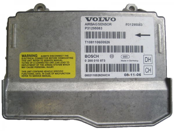 Volvo Airbagsteuergerät Bosch 0285010573 P31295083